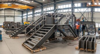 La préfabrication d&rsquo;escaliers industriels pour une pose éclair sur site