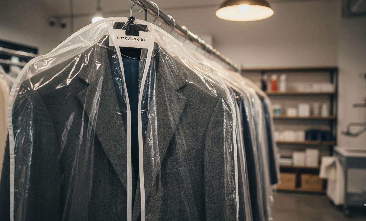 Nettoyage à sec pour le costume en laine