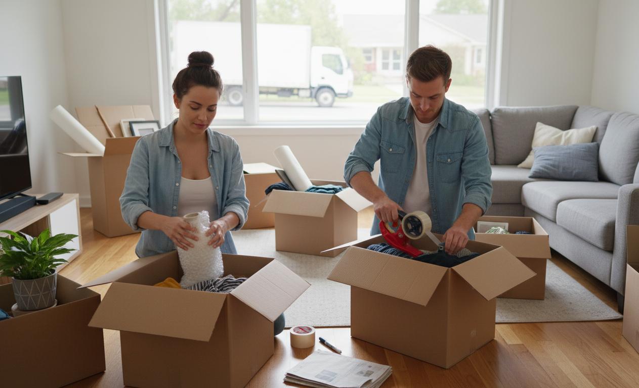 cartons d'emballage pour déménager