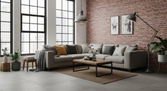 Carrelage aspect béton : le loft new-yorkais chez vous