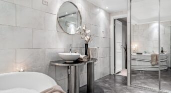 Habillage douche : mixer les formats de carreaux