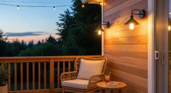 Idées d’éclairage et décoration pour votre terrasse en bois