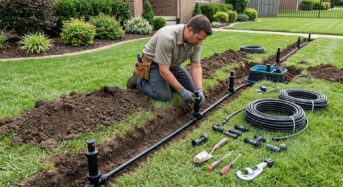 Arrosage automatique enterré pour la pelouse : le guide d&rsquo;installation