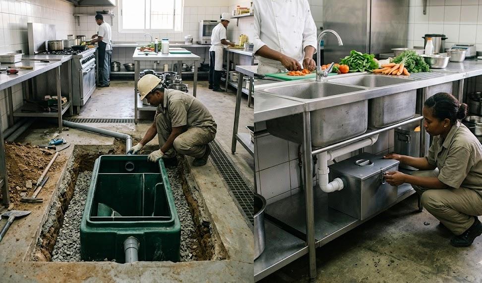 Bac à graisse enterré ou sous évier