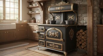 Design de poêle vintage : le retour de la fonte ornementée