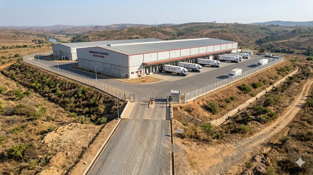 Entrepôt sécurisé hors zone inondable