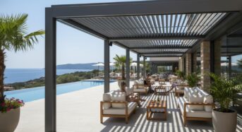 Gérer la luminosité et la chaleur grâce à la pergola bioclimatique en hôtellerie