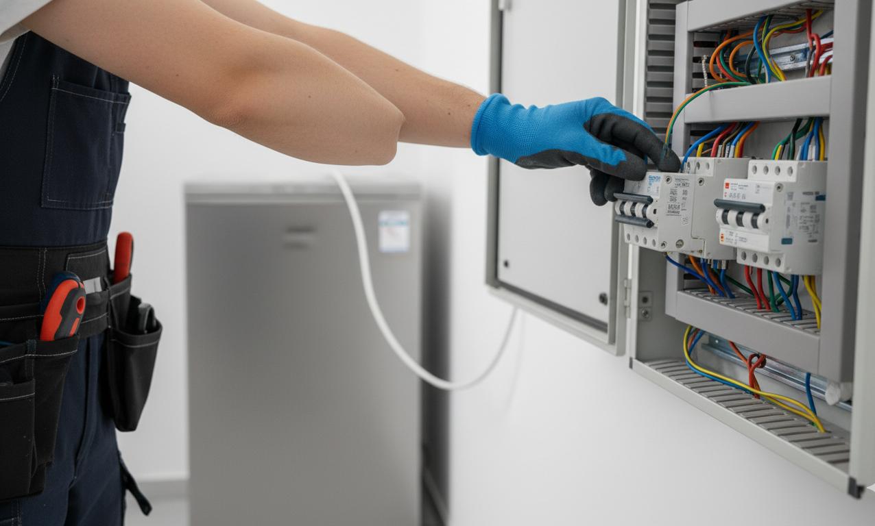 Installer un interrupteur différentiel type F pour le congélateur