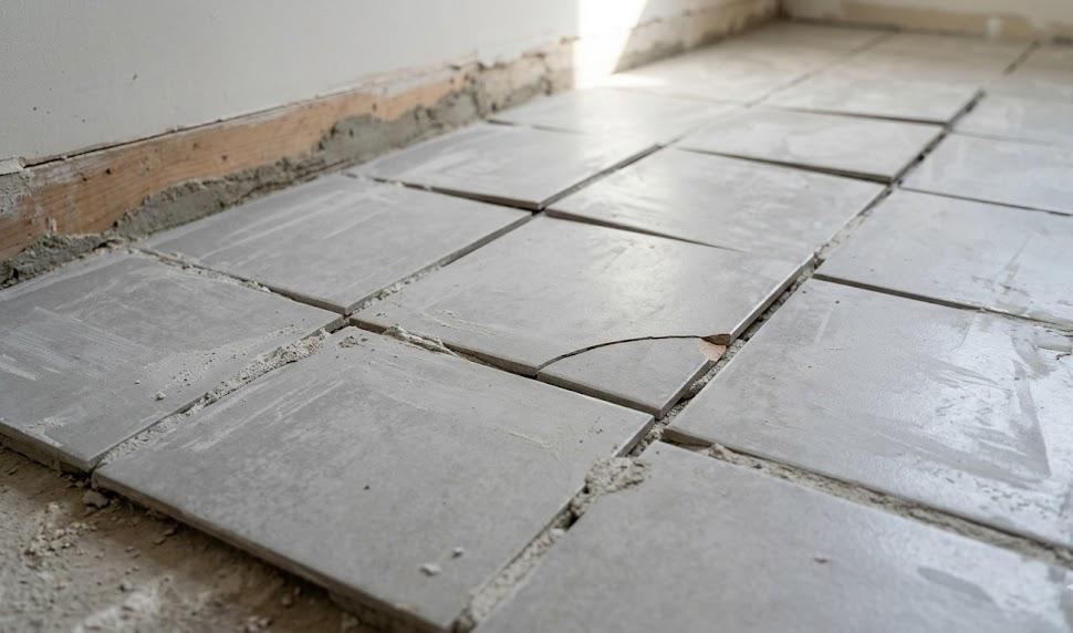 Malfaçons de la pose carrelage