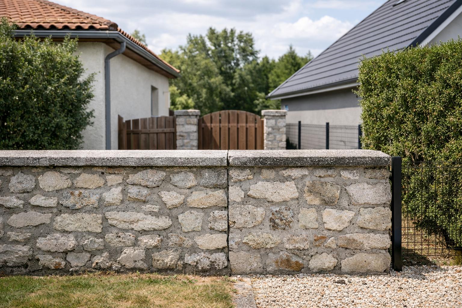 Mur mitoyen ou limite propriété