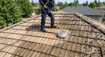 Nettoyage tuile béton : la couche de sable superficielle