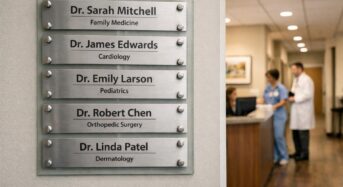 Plaque multi-praticiens pour cabinet médical de groupe