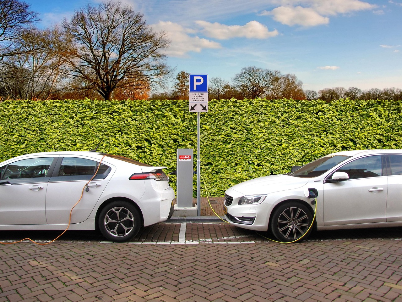 parking privé avec station de recharge pour véhicules électriques, offrant sécurité et confort pour votre voiture.