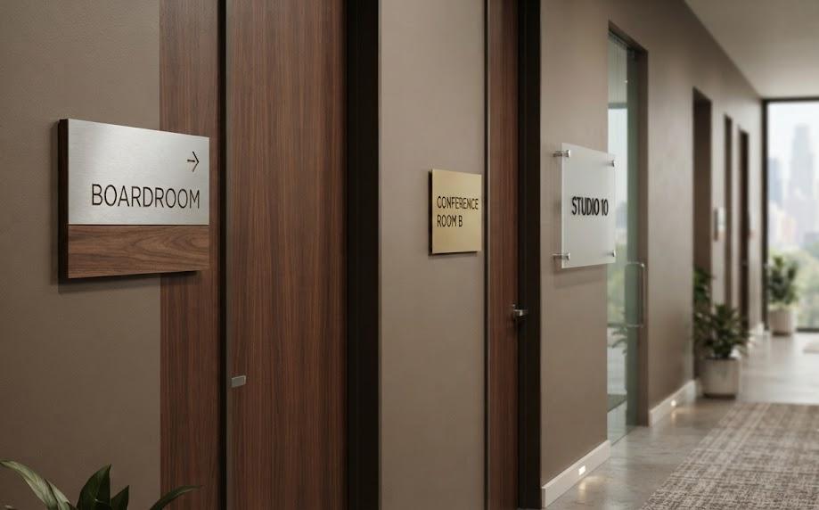 Les plaques de porte