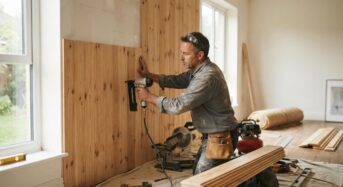 Pose de lambris : un revêtement mural intemporel