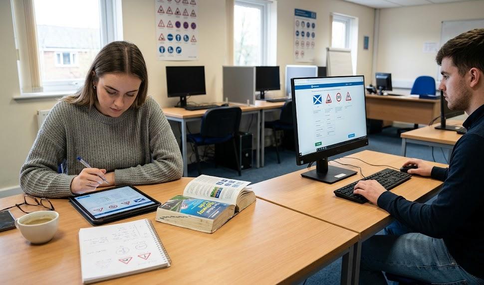 Déroulement de l'examen du code de la route