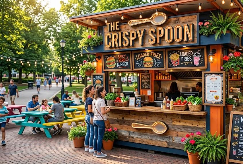 Mettre en valeur un stand de fast-food grâce à la décoration 